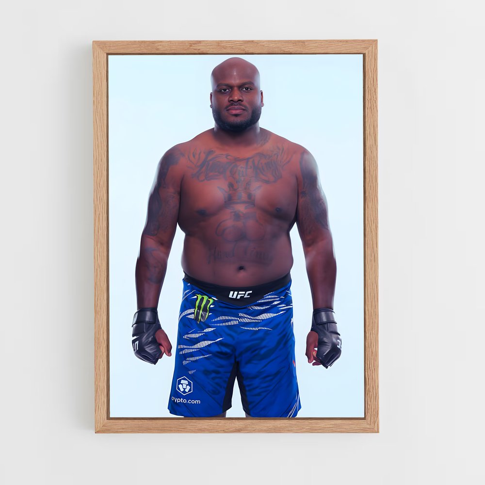 Poster Derrick de lewis – affiche MMA (vue 4)